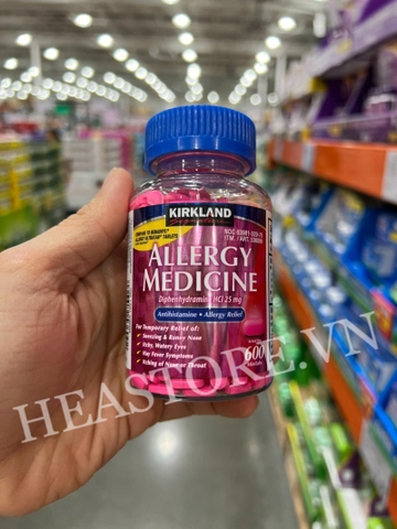 VIÊN UỐNG KIRKLAND ALLERGY MEDICINE - 600 VIÊN (12/2026)