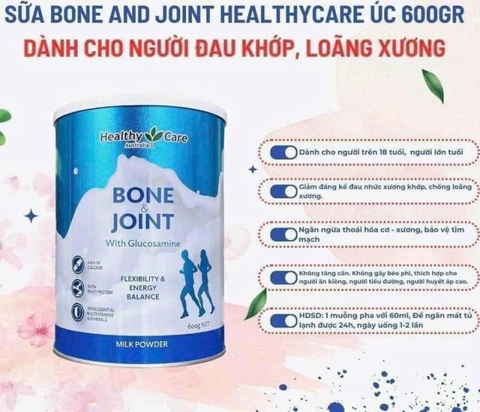 SỮA BỔ XƯƠNG KHỚP BONE JOINT WITH GLUCOSAMINE HEALTHY CARE - 600G