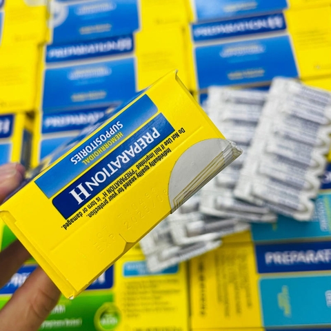 VIÊN ĐẶT TRĨ PREPARATION H SUPPOSITORIES 24 VIÊN