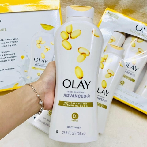 SỮA TẮM DƯỠNG ẨM TRẮNG DA OLAY ADVANCED MOISTURE RENEWAL BLEND - 700ML