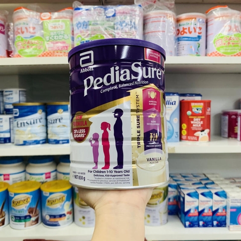 SỮA PEDIASURE CLINICALLY GROWTH 850 GAM HƯƠNG VANILA
