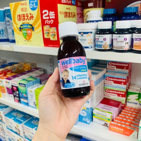 VITAMIN TỔNG HỢP CHO BÉ WELLBABY MULTI-VITAMIN LIQUID - 150ML (2/2026)