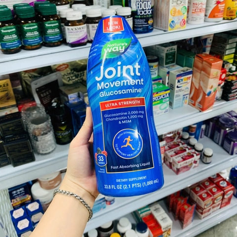 GIẢM ĐAU XƯƠNG KHỚP DẠNG NƯỚC WELLESSE JOINT MOVEMENT GLUCOSAMINE 1000ML MỸ