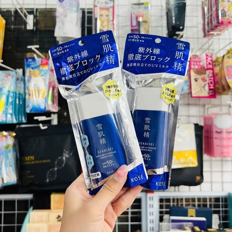 KEM CHỐNG NẮNG KOSÉ SEKKISEI SKINCARE UV DEFENSE ESSENCE MILK SPF50+ PA++++