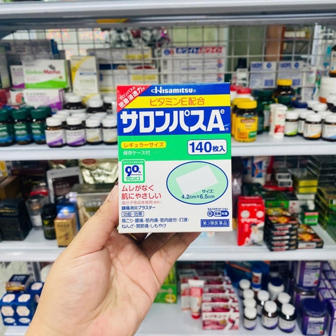 MIẾNG DÁN ĐAU NHỨC SALONPAS 140 PATCHES