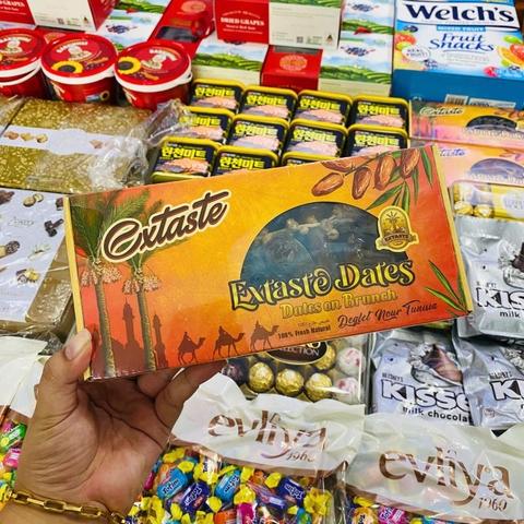CHÀ LÀ KHÔ NGUYÊN CÀNH EXTASTE DATES DEGLET NOUR TUNISIA - 500G 12/2025