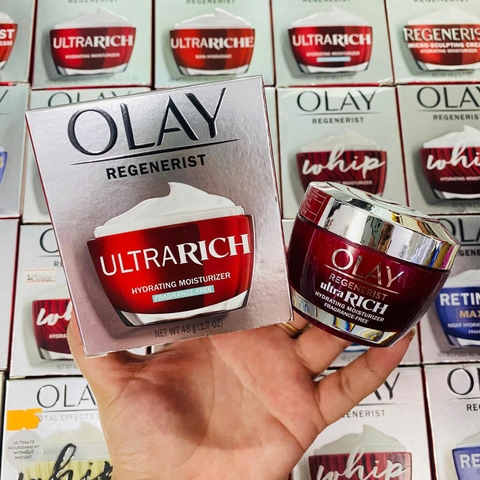KEM DƯỠNG ẨM VÀ CHỐNG LÃO HOÁ OLAY REGENERIST ULTRA RICH HYDRATING MOISTURIZER ( VẠCH XANH) - 48GAM