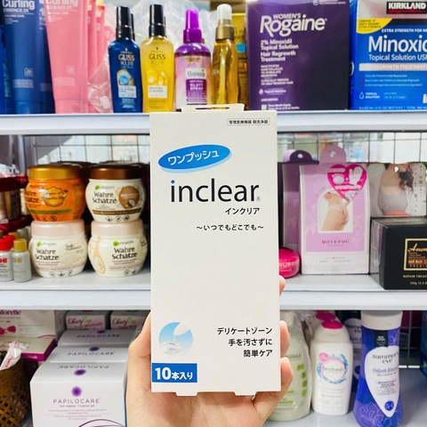 QUE DUNG DỊCH VỆ SINH INCLEAR NHẬT BẢN ( ĐŨA THẦN SE KHÍT VÙNG KÍN)