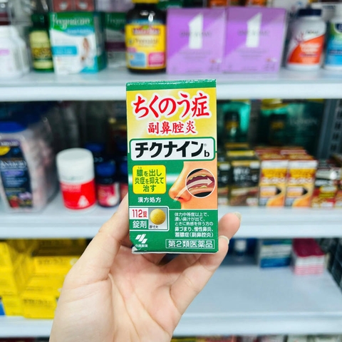 VIÊN UỐNG TRỊ VIÊM XOANG CHIKUNAIN NHẬT BẢN 112 VIÊN