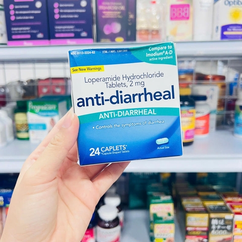 THUỐC TRỊ TIÊU CHẢY ANTI-DIARRHEAL - 24 VIÊN (6:2026)