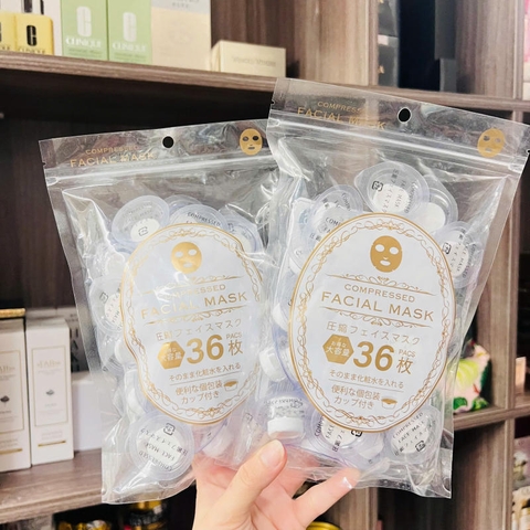 MẶT NẠ NÉN NHẬT BẢN – COMPRESSED FACIAL MASK (36 VIÊN)