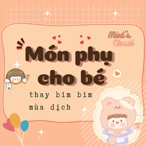 CÔNG THỨC BÁNH CHO BÉ THAY BIM BIM