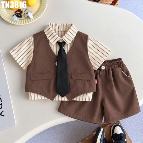 Set 3 Món Gile Cà Vạt