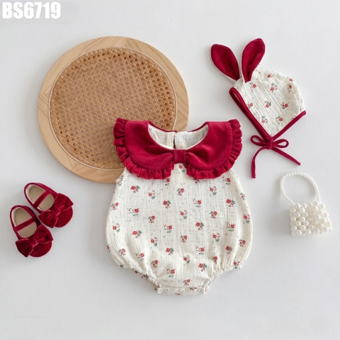 Set Body Hoa Nhí Cổ Sen