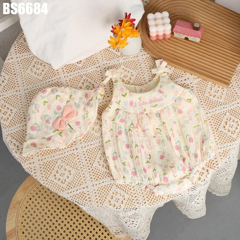Set Body Kèm Nón Hoa Tulip