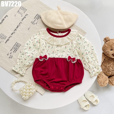 Body Hoa Nhí Đính Nơ Tay Dài