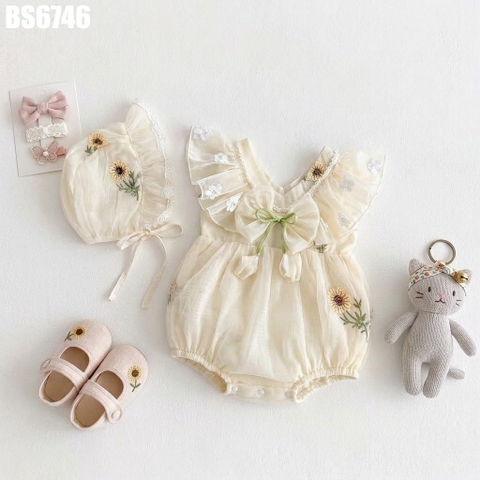 Set Body Cánh Tiên Voan Hoa