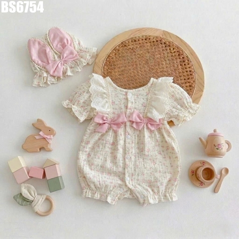 Set Body Đùi Hoa Nơ Nón Thỏ