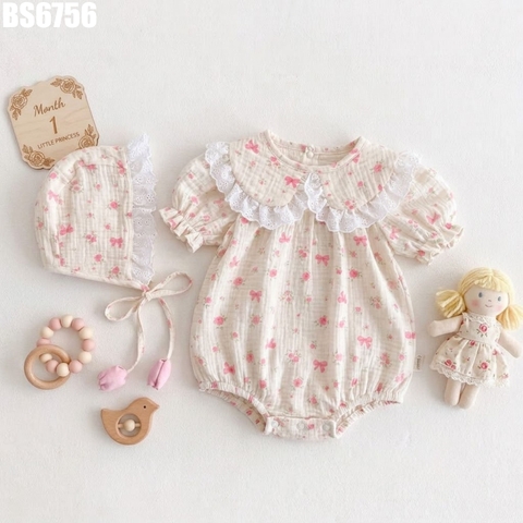Set Body Cổ Ren Kèm Nón