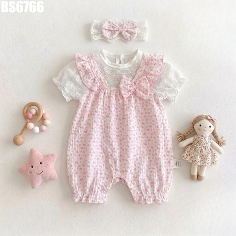Set Áo Ren Body Đùi Hoa
