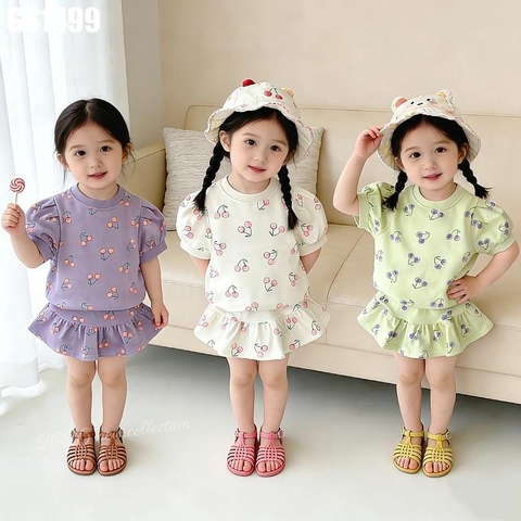 Set Áo Váy Cherry