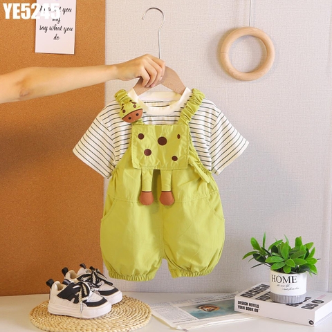 Set Áo Sọc Yếm Hươu