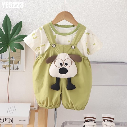 Set Áo Kèm Yếm Cún