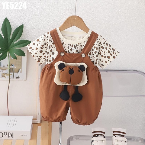 Set Áo Đốm Yếm Gấu