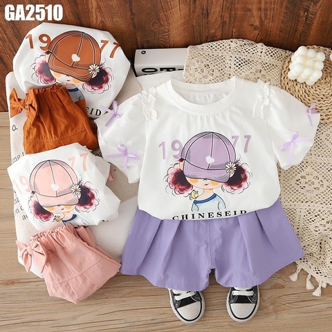 Set Áo Bé Gái Kèm Quần