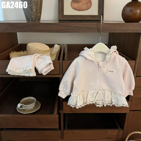 Set Áo Khoác Kèm Quần Ren