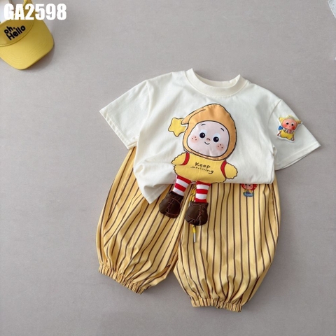 Set Áo Bé Ngôi Sao Kèm Quần