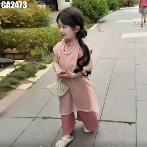 Set Áo Dài Quần Trơn