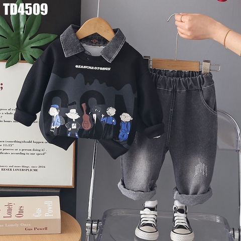 Set Áo Giả Cổ Sơ Mi Kèm Quần