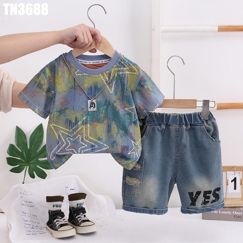 Set Áo Ngôi Sao Dây Chuyền Kèm Quần