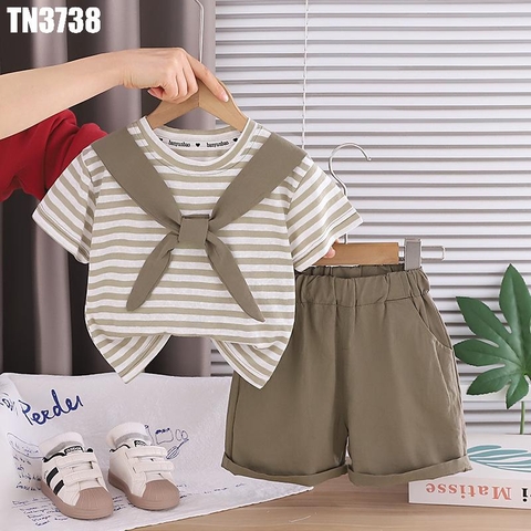 Set Áo Sọc Thủy Thủ Kèm Quần