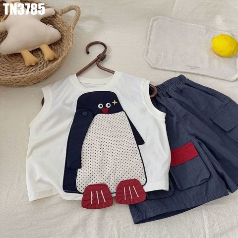 Set Áo Cánh Cụt Quần Túi Hộp