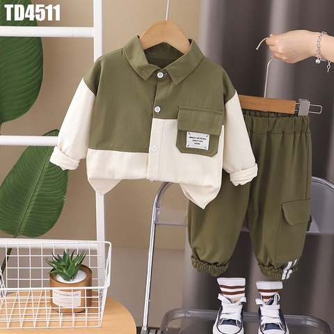 Set Áo Sơ Mi Kèm Quần Túi Hộp