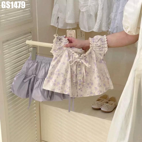 Set Áo Hoa Váy Bí