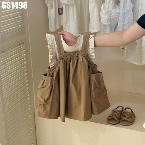 Set Áo Sát Nách Kèm Yếm Váy