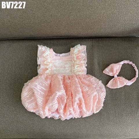 Set Body Váy Bí Hoa Nổi