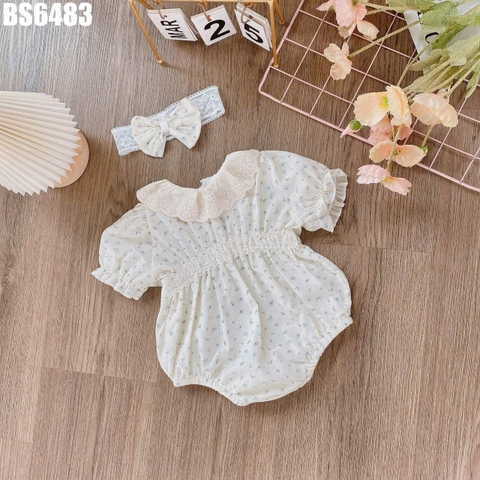 Set Body Họa Tiết Hoa Hồng Cổ Ren