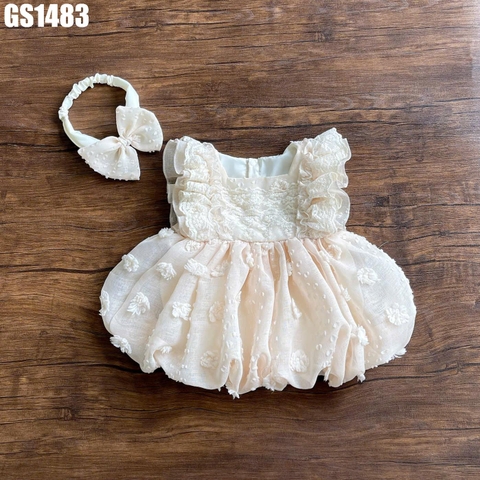 Set Váy Bí Hoa Nổi