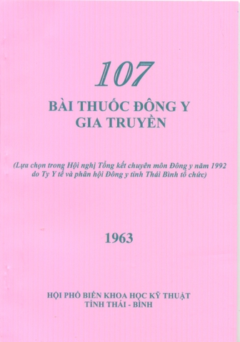 107 Bài thuốc Đông y gia truyền