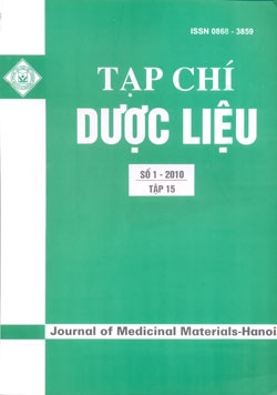 Toàn tập Tạp chí dược liệu năm 2010