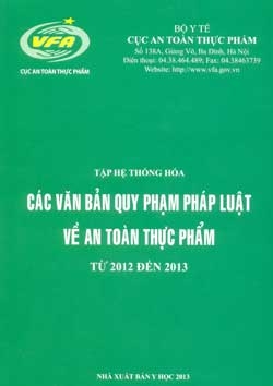 Các văn bản quy phạm pháp luật về an toàn thực phẩm