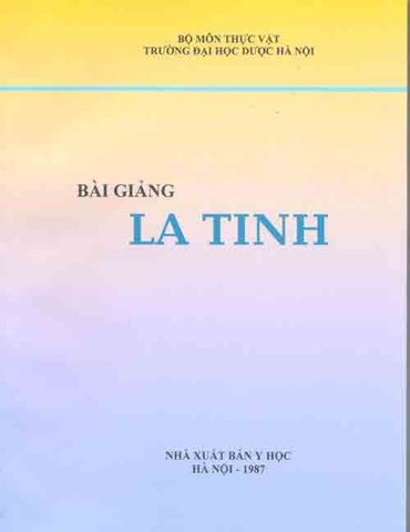 Bài giảng Latinh