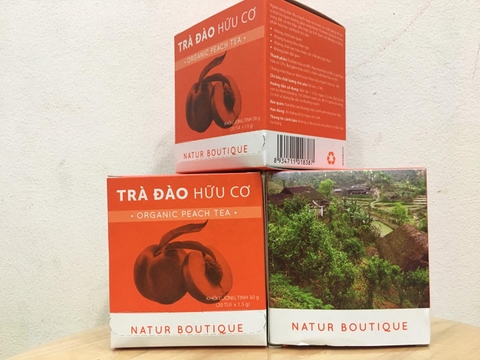 Trà Đào hữu cơ Organic tiêu chuẩn Châu Âu