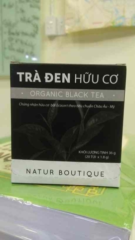 Trà Đen hữu cơ Organic tiêu chuẩn Châu Âu