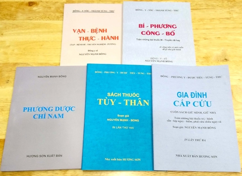NHỮNG CUỐN SÁCH HAY CỦA DANH Y NGUYỄN MẠNH BỔNG