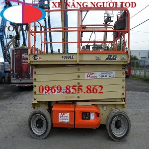 XE NÂNG NGƯỜI JLG 12M SÀN 14M LÀM VIỆC